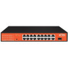 WI-PS518GH - 16FE + 1Combo SFP + 1GE PoE switch, 250m, 150W