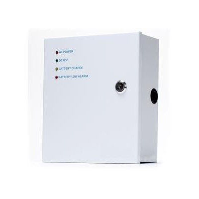 ZTP1203B - Zálohovaný napájecí zdroj, 12VDC / 3A v kovovém uzamykatelném krytu 22 x 19 x 8cm, LED