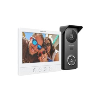 DS-KIS213(B) - Kit videotelefonu, analog. 4-drát, bytový monitor + dveřní stanice