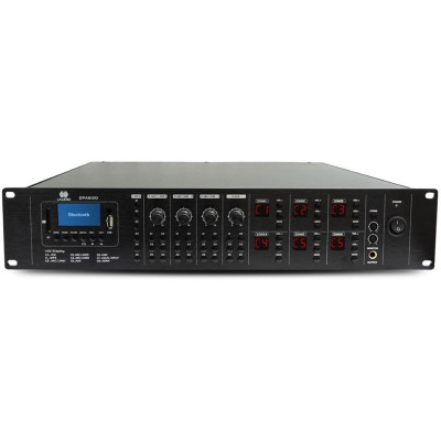 DPA6120 - Šestizónová matice 6×120W, Individuální zdroj hudby pro každou zónu
