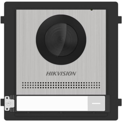 DS-KD8003Y-IME2/S(O-STD)/Europe BV - 1-tlačítkový modul 2-žilového interkomu s kamerou, nerez