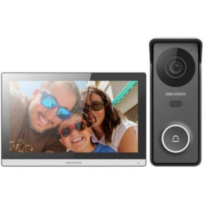 DS-KIS313-P(B) - Kit videotelefonu, analog. 4-drát, bytový monitor + dveřní stanice