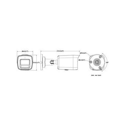 DS-2CD1067G3-LIU(2.8mm) - 6MPix IP Bullet  Hybrid ColorVu kamera, LED/IR 30m, mikrofon, IP67