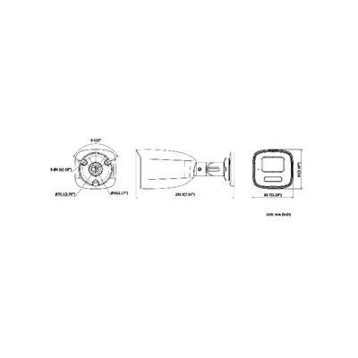 DS-2CD1T47G3-LIU(2.8mm) - 4MPix IP Bullet Hybrid ColorVu  kamera, LED/IR 50m, WDR 120dB, Mikrofon, IP67