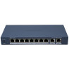 DS-3E1310HP-EI(B) - Smart switch 8x100Mbps PoE (2xHi-PoE) + 2x Gb, 110W, dosah až 300m, IP40