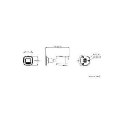 DS-2CD1043G2-LIU(2.8mm)(BLACK) - 4MPix IP Bullet Smart Hybrid Light kamera, IR/LED 30m, Mikrofon, IP67, černá