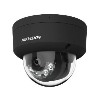 DS-2CD2143G2-LIS2U(2.8mm)(BLACK) - 4MPix IP Dome Smart Hybrid Light AcuSense kamera, LED/IR 30m, audio, alarm, IP67, IK10, černá