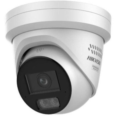 DS-2CD2387G3-LIS2UY/SL(4mm) - 8MPix IP Turret Hybrid ColorVu AcuSense kamera, LED/IR 30m, WDR 130dB,audio, alarm, IP67, blikač