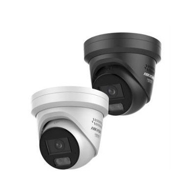DS-2CD2387G3-LIS2UY/SL(4mm) - 8MPix IP Turret Hybrid ColorVu AcuSense kamera; LED/IR 30m, WDR 130dB,audio, alarm, IP67, blikač