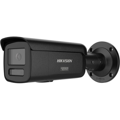DS-2CD2T123G2-2LI2UY(2.8mm)/BLACK - 12MPix IP Bullet Smart Hybrid Light AcuSense kamera, LED/IR 60m, mikrofon, IP67, černá