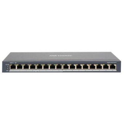 DS-3E0516P-O - Switch16x 10/100/1000Mbit (8x Gb PoE), 110W