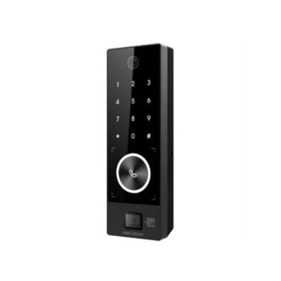DS-K1T510MBWX-QRE1 - IP Interkom/vstupní terminál se čtečkou M1 karet, Face detection, čtení QR a PIN kódů