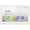 Hikvision DS-KH6350-WTE1&nbsp;(O-STD)/White&nbsp;7" IP bytový dotykový monitor s&nbsp;PoE a Wi-Fi konektivitou v bílém provedeníDisplej	Nové uživatelsky přívětivé dotykové ovládání&nbsp;	Kapacitní dotykový 7" barevný TFT LCD displej	Rozlišení 1024 x 600	Menu v češtině&nbsp;Audio	Vestavěný všesměrový mikrofon	Zabudovaný reproduktor	Audio komprese G.711U, 64Kbps	Zlepšení kvality zvuku díky omezení šumu a ozvěnySíťové parametry	Ethernet 10/100M	Wi-Fi 802.11 b/g/n	Síťové protokoly: TCP/IP, SIP,&nbsp;RTSPAlarmy	8x Alarm vstup pro senzory (např. PIR, detektor kouře...)	2x Alarm outRozhraní zařízení	1x RJ45 - 10M/100M	Slot na microSD kartu max. 128GBOstatní parametry	Operační systém: Linux	Paměť: RAM 128MB, ROM&nbsp;32MB	Počet zaznamenaných událostí/ poznámek&nbsp; - 200/16	Napájení standard PoE