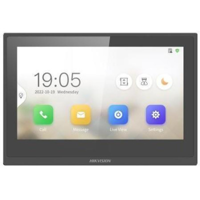 DS-KH6351-TE1 - 7" IP bytový dotykový monitor, PoE