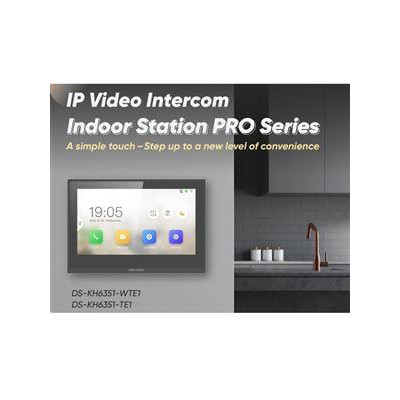 DS-KH6351-TE1 - 7" IP bytový dotykový monitor; PoE