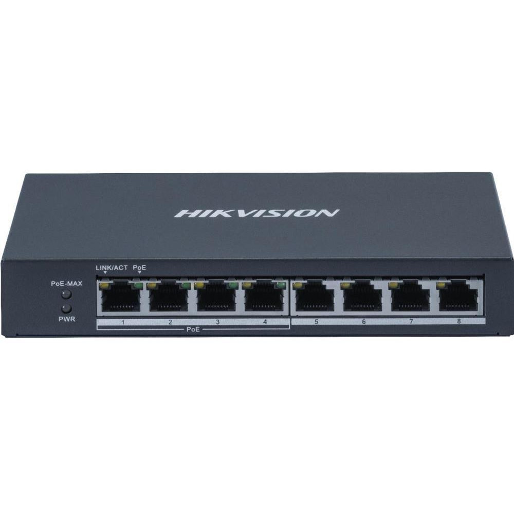 DS-3E0508P-O - Switch 8x 10/100/1000Mbit (4x Gb PoE), 60W DS-3E0508P-O - Switch 8x 10/100/1000Mbit (4x Gb PoE), 60W