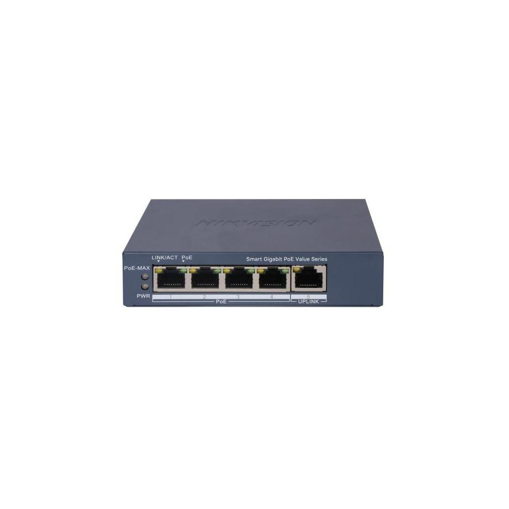 DS-3E1505P-EI/M - SMART switch 4 x Gb PoE port, 1x Gb RJ-45 port, 45W DS-3E1505P-EI/M - SMART switch 4 x Gb PoE port, 1x Gb RJ-45 port, 45W