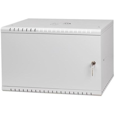 LX19-6U-450MG - LEXI-Net Basic Rozvaděč nástěnný 19" 6U 520x450, dveře plech, šedý