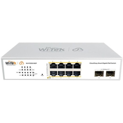 WI-PCES310GF V2 - 8GE + 2SFP 802.3af/at Cloud PoE switch, 120W