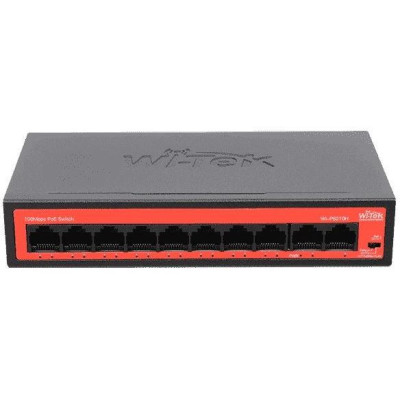WI-PS210H V3 - 8FE + 2FE HiPoE switch, 250m, 65W