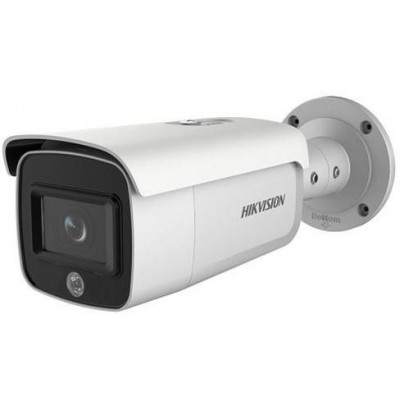 DS-2CD2T46G1-4I/SL(8mm) - 4MPix IP Bullet AcuSense kamera, IR 80m, blikač, zvukový Alarm, reproduktor