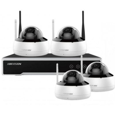 NK42W1H-1T(WD)(B) - Sada 4 bezdrátových DOME kamer, wifi NVR a 1TB HDD