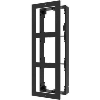 DS-KD-ACW3/Black - 3-rámeček interkomu pro povrchovou montáž, černý