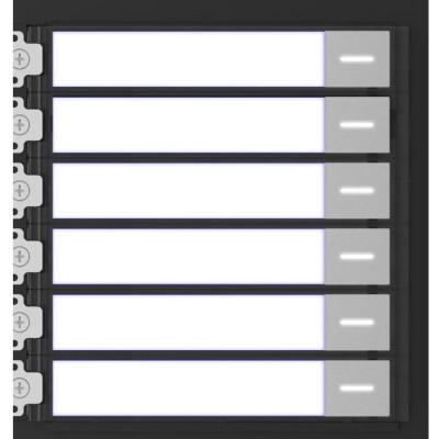 DS-KD-KK - Modul interkomu se 6 tlačítky