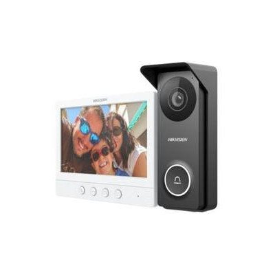 DS-KIS213 - Kit videotelefonu, analog. 4-drát, bytový monitor + dveřní stanice