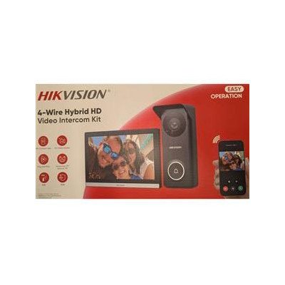 DS-KIS313-P - Kit videotelefonu, analog. 4-drát, bytový monitor + dveřní stanice