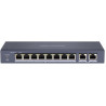 Hardwarové funkce&nbsp;	1-8&nbsp;PoE port10/100Mbps&nbsp; - 30W	Dosah až 250m na port&nbsp; (Extend mode ON, 10Mbps, CAT 5e) -&nbsp;Super PoE	Uplink Port: 2x 1000Mbps Ethernet Port RJ45&nbsp;, full duplex, MDI/MDI-X adaptive	Standard: IEEE 802.3, IEEE 802.3u, IEEE 802.3x, IEEE 802.3z and IEEE 802.3ab	Switching Capacity: 5,6 Gbps	Max. Forwarding Rate: 4.166 Mpps	Forwarding Mode:&nbsp;Store-and-forward	MAC Address Table: 16k	PoE Power&nbsp;max. 60WOstatní parametry	Napájení&nbsp;48V DC, 1,35A;&nbsp;napájecí zdroj v balení	Spotřeba energie 65W	Pracovní teplota -10°C&nbsp;- 40°C	Pracovní vlhkost&nbsp;5% - 95% , non-condensing	Hmotnost&nbsp;0,55kg	Rozměry&nbsp;217.6&nbsp;x 103.35 x 27.8mm&nbsp;