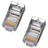Konektor RJ45	8/8 &nbsp;	Drát/licna kulatá	Zlacení 50u	Vhodný pro kabel FTP CAT.5e