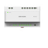 Video/Audio Distributor s napájením monitorů/vstupních tabel. Je určený pro propojení jednotek systému 2-žilových modulárních interkomů.Specifikace:	2 rozhraní pro připojení dalších jednotek DS-KAD706 (až 15 v sérii)	6 lokálních rozhraní včetně 1 rozhraní pro napájení dveřní stanice (max. 16W)	1 port LAN pro propojení do WAN	Signální a napájecí indikátory	Resetovací tlačítko	Napájení 24VDC - napájecí adaptér DS-KAW60-2N&nbsp;není součástí balení	Spotřeba &lt;4W	Pracovní teplota -10°C +55°C, pracovní vlhkost: 0%-90%, bez kondenzace	Rozměry DxŠxV 145x91x67 mm