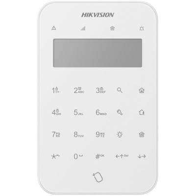 DS-PK1-LT-WE - AX PRO bezdrátová dotyková klávesnice s LCD displejem