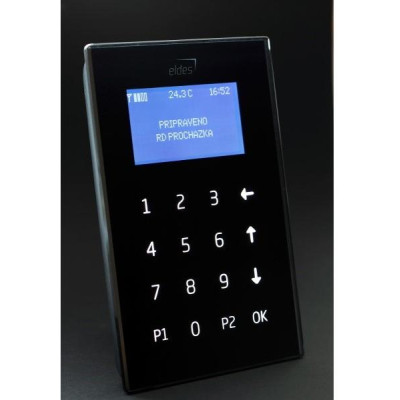 EKB2, černá - LCD klávesnice černá pro ústředny ESIM364/384