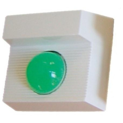 JUMBO LED BZ, zelená - LED blikač s bzučákem, zelená