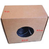 LEXI-Net instalační kabel FTP CAT 5e 24AWG	Venkovní dvouplášť PVC+PE černý - 100m box	Rozměr mini boxu: 26,5 x 26,5 x 14cmROZDĚLENÍ KABELŮ DLE REAKCE NA OHEŇ - VÍCE ZDE.
