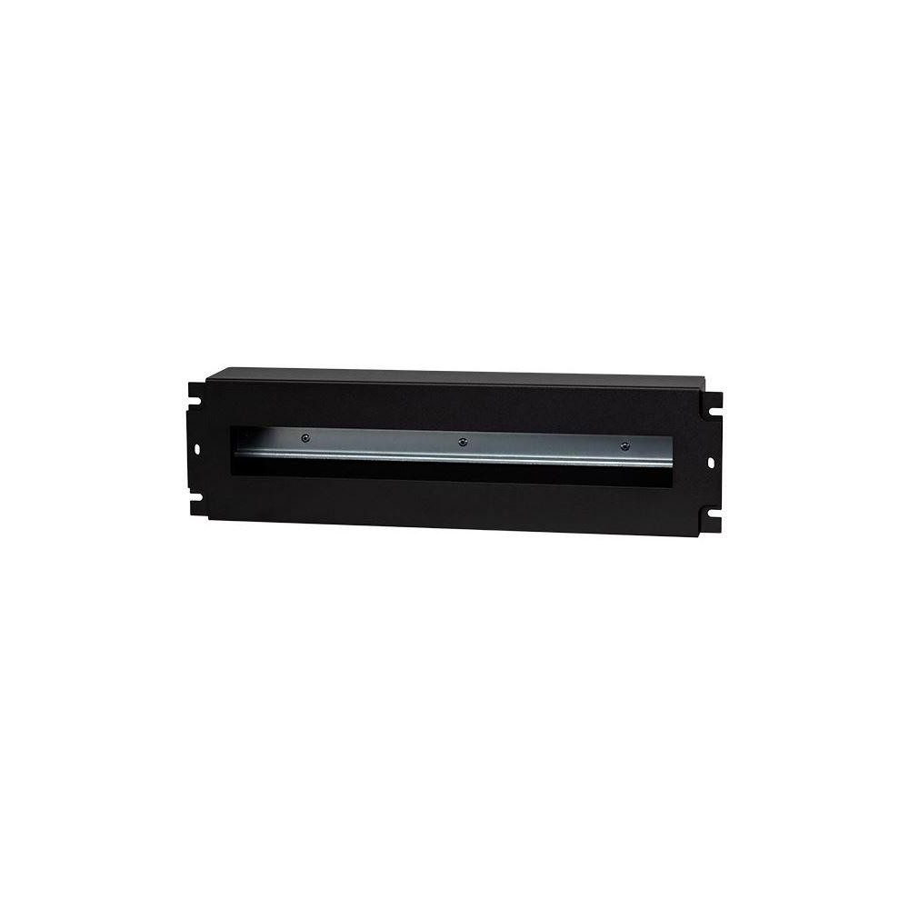 LX19-3U-B - Lexi-Net Basic Lišta 19" 3U jističová DIN - 22 modulů - černý LX19-3U-B - Lexi-Net Basic Lišta 19" 3U jističová DIN - 22 modulů - černý