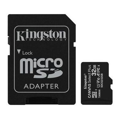 microSDHC karta 32GB - Kingston UHS-I, Class 10 + SD adapter