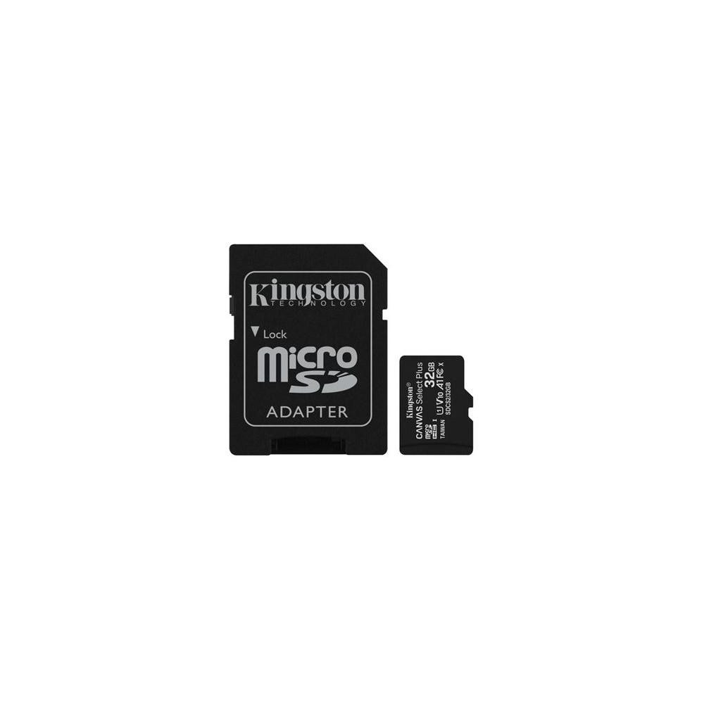 microSDHC karta 32GB - Kingston UHS-I, Class 10 + SD adapter