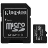 Kingston Canvas Select Plus micro SDHC 32GB Class 10 UHS-I + SD adapt&eacute;r	Kapacita &uacute;loži&scaron;tě: 32GB	Typ paměťov&eacute; karty: micro SDHC	Rychlost: 100 MB/s čten&iacute;	Rychlostn&iacute; tř&iacute;da: Class 10	Application speed: A1	Rozměry: 11 mm x 15 mm x 1 mm (microSD) /&nbsp;24 mm x 32 mm x 2.1 mm (s SD adapt&eacute;rem)	Provozn&iacute; teplota:&nbsp;-25&deg;C ~ 85&deg;C