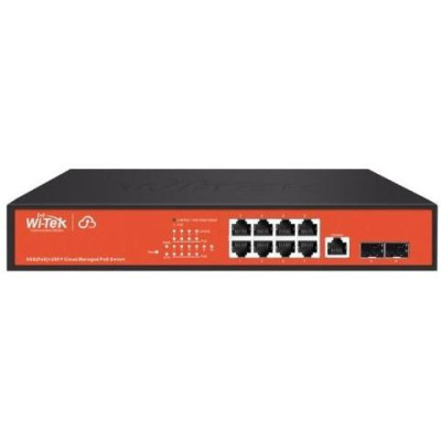 WI-PCMS310GF - 8GE + 2SFP 802.3af/at Cloud L2 Managed PoE switch, 140W