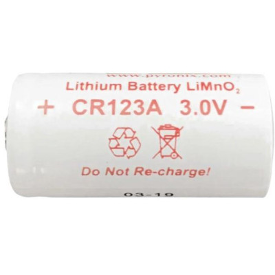 DS-PDP-IN-CR123A - Lithiová baterie 1600 mAh, 3.0V