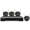 4 x&nbsp; Bullet Wi-Fi kamera&nbsp;	Vestavěný objektiv 2,8mm;&nbsp;úhel&nbsp;záběru: 98° (horizontální), 54° (vertikální), 115° (diagonální)	Citlivost:0,005&nbsp;Lux&nbsp;@ F1.6&nbsp;(AGC ON) / 0Lux s IR	Rozlišení 4MP (2560&nbsp;x 1440) @ při 20&nbsp;sn/s	Komprese H.265/H.264/MJPEG	IR přísvit s dosahem 30m	DWDR - digitální kompenzace protisvětla	3-axiální nastavení&nbsp;v&nbsp;rozsahu 0°-360° horizontálně, 0°-90° vertikálně, 0°-360° rotace	Sub STREAM - dva nezávislé streamy	Wi-Fi -&nbsp;frekvenční pásmo: 2,4GHz	AUDIO: mikrofon&nbsp;	10/100 Ethernet	Napájení 12VDC±25%;&nbsp;0,5A; max. 6W	Provozní teplota -30°C až 60°C	Krytí IP66	Rozměry 176&nbsp; x 75&nbsp;x 89mm	Hmotnost 350gWi-Fi NVR8&nbsp;kanálový Wi-Fi NVR pro IP kamery	Maximální vstupní datový tok 50Mb/ výstupní 40Mb	HDMI/VGA video vý