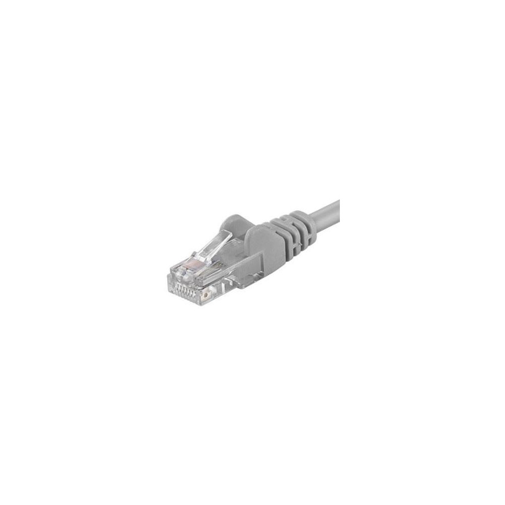 KRP-sp6utp001 - PremiumCord Patch kabel UTP RJ45-RJ45 CAT6 0.1m šedá