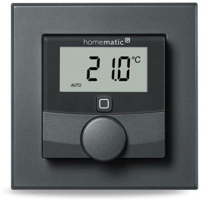 HmIP-WTH-A - Nástěnný termostat se senzorem vlhkosti, antracit