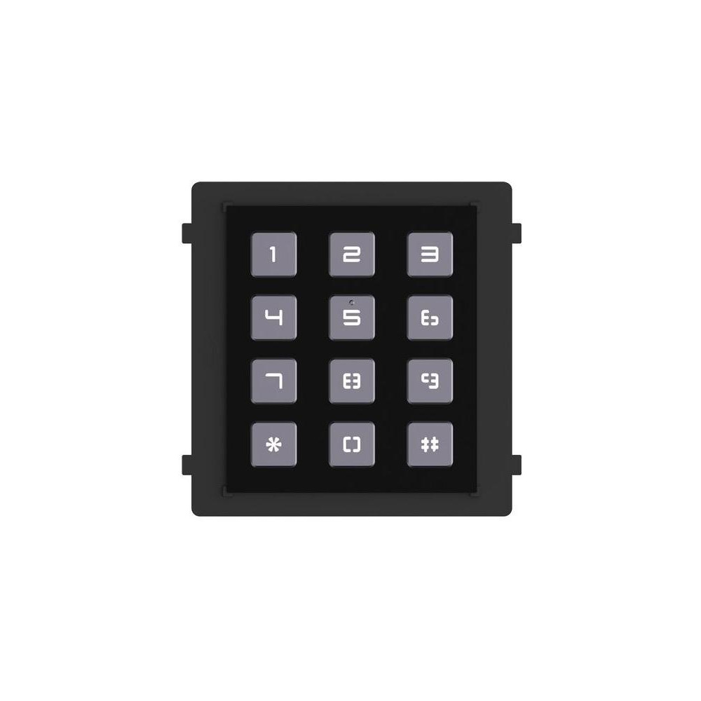 DS-KD-KP/Black - Modul interkomu s kódovou klávesnicí, černý