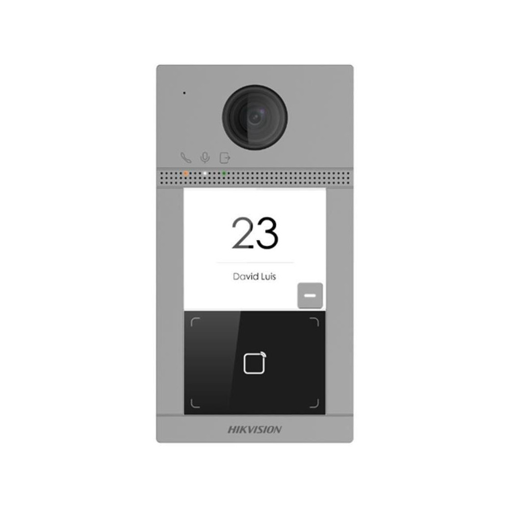 DS-KV8113-WME1(C) - IP dveřní interkom 1-tlač., čtečka karet, 2MPx kamera, WiFi