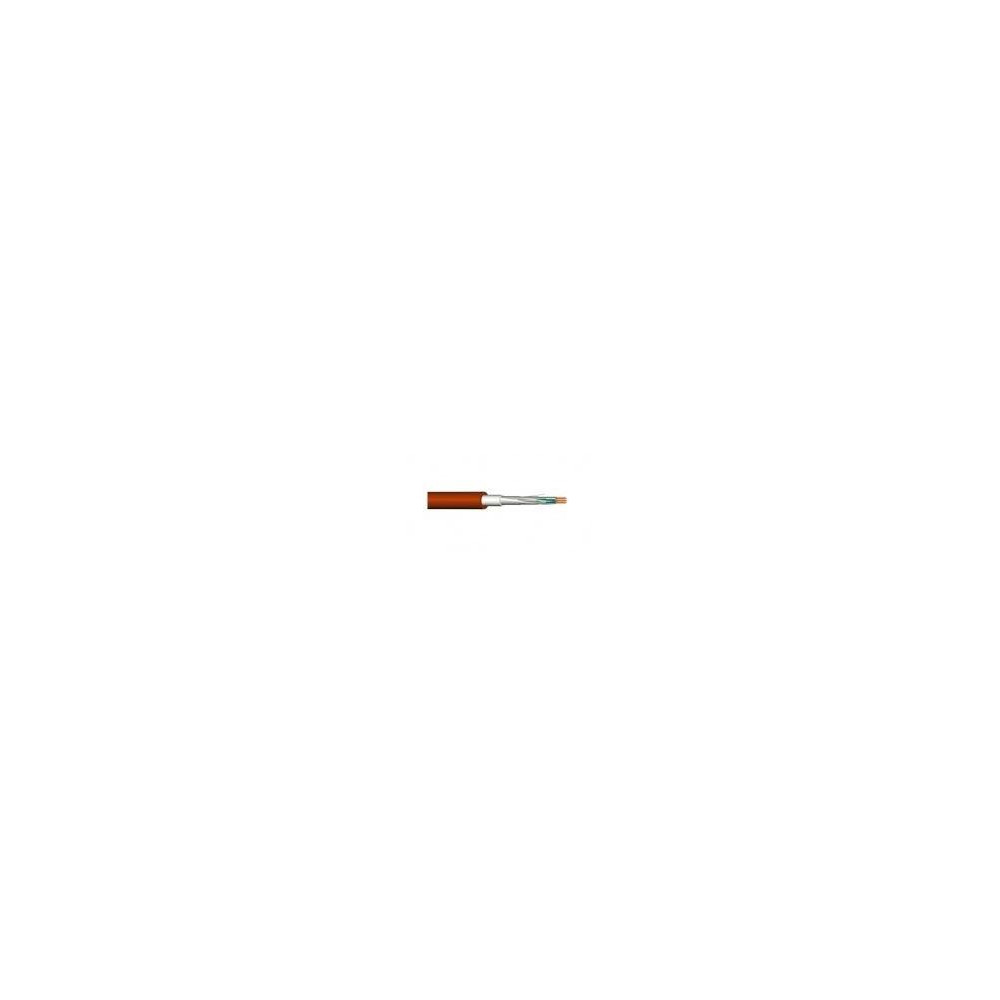 PRAFlaGuard - 2x2x0,8mm - 2x2x0,8mm kabel stíněný ohniodolný bezhalogenový HNĚDÝ PRAFlaGuard - 2x2x0,8mm - 2x2x0,8mm kabel stíněný ohniodolný bezhalogenový HNĚDÝ
