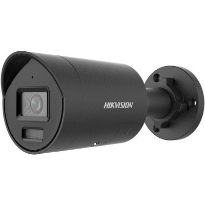 DS-2CD2047G2H-LIU(2.8mm)(eF)/BLACK - 4MPix IP Bullet Hybrid ColorVu AcuSense kamera, LED/IR 40m, WDR 130dB, mikrofon, IP67